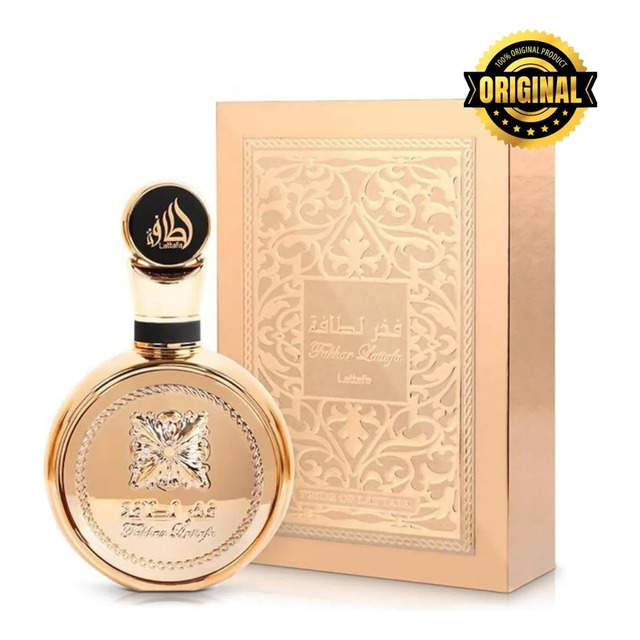 Perfume Árabe Lattafa Fakhar Gold Extrait Eau De Parfum 100ml - Mais Vendido Perfume Árabe Lattafa Fakhar Gold Extrait Eau De Parfum 100ml - Mais Vendido
