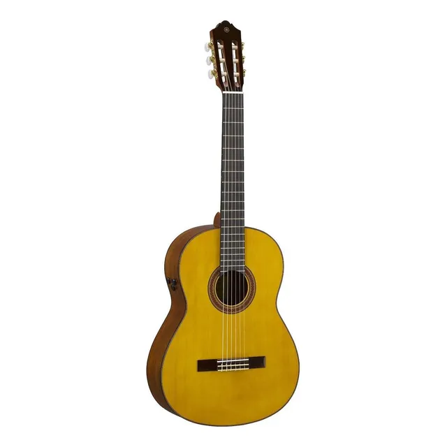 Violão Clássico Yamaha Transacoustic Cg-ta Para Destros Natural Brilhante