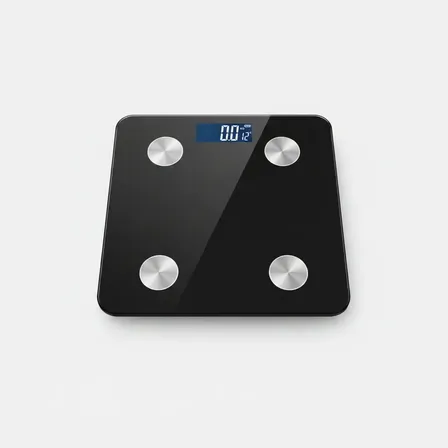 Balanza Inteligente Pesa Digital 180kg Bluetooth App Smart Color Negro