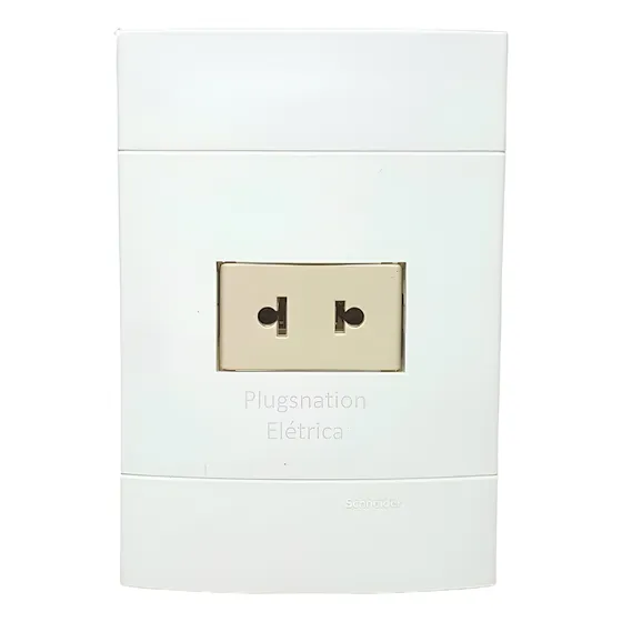 Lunare Kit Conjunto 4x2 Tomada Padrão Americano Antigo