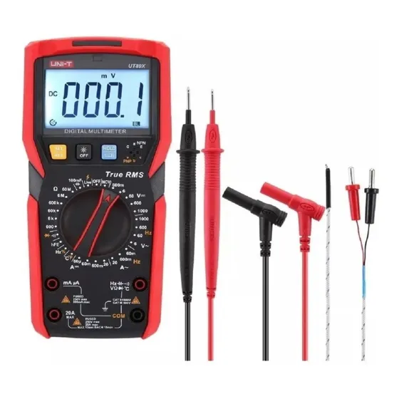 Uni-t Multimetro Digital Ut89x Ncv Dual