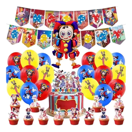 Set Decoración Globos Varios Diseños Infantiles