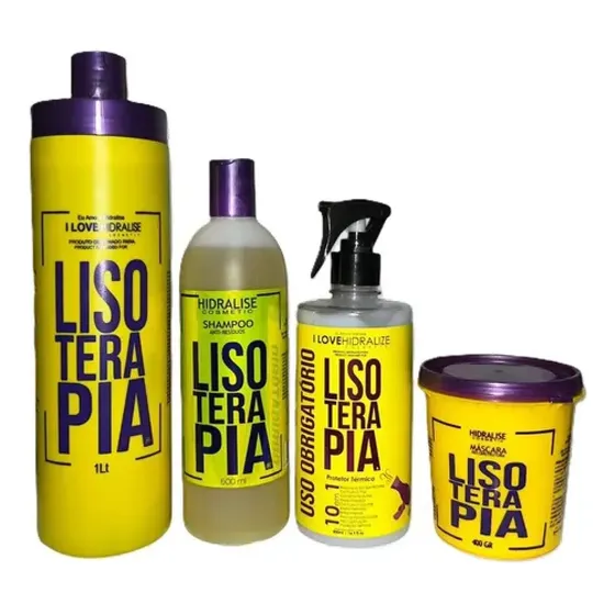 Lisoterapia Protetor Térmico Mascara Shampoo Anti Residuo