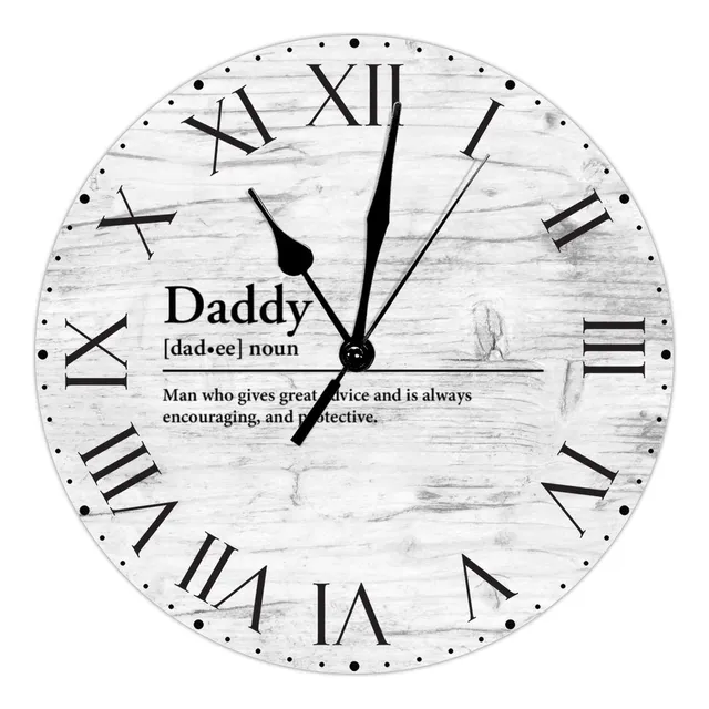 Reloj Pvc Refrane Motivacional Pared Redondo Diccionario 12 