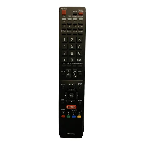 Control Remoto Para Sharp Aquos Smart Tv 6b118wj Ga841wjsa