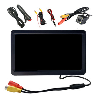 Z Câmera De Ré Com Monitor 170° Ângulo 12v/24v Linhas De Z Câmera De Ré Com Monitor 170° Ângulo 12v/24v Linhas De