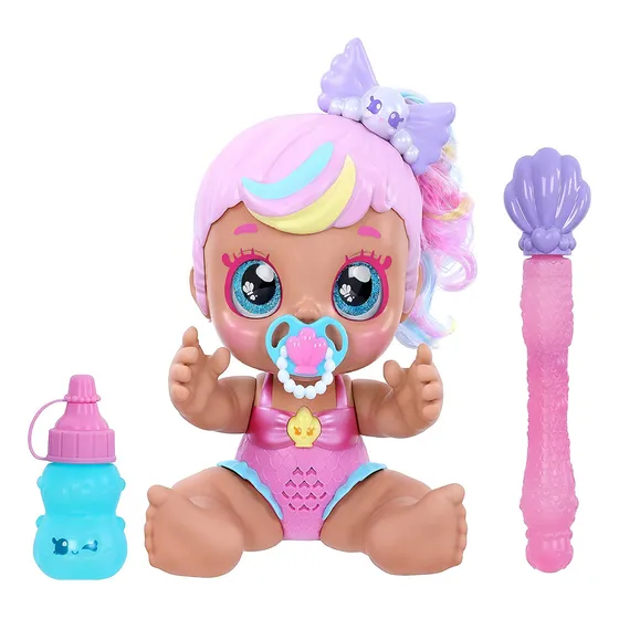 Muñeca Bebe Kindi Kids Poppi Pearl Canta Hace Burbujas