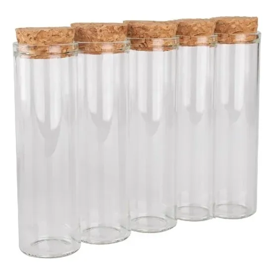 Frasquito Vidrio Souvenirs Tapón Corcho 5ml ( X 10 Unid )