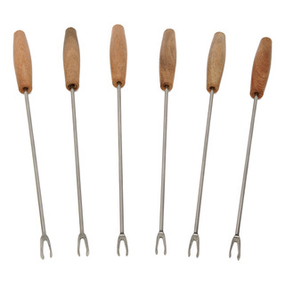 Pinches Pinchos De Acero Inoxidable Para Fondue Picada X6 Pinches Pinchos De Acero Inoxidable Para Fondue Picada X6