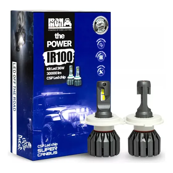 Kit Cree Led Canbus Iron Led Ir100 Kobo Chip Csp Avip