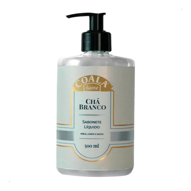 Coala Home Sabonete Líquido Corpo Mãos Chá Branco 500ml Coala Home Sabonete Líquido Corpo Mãos Chá Branco 500ml