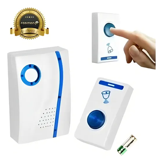 Campainha Residencial Sem Fio Wireless 100 Mts Prova Dágua 127/220V