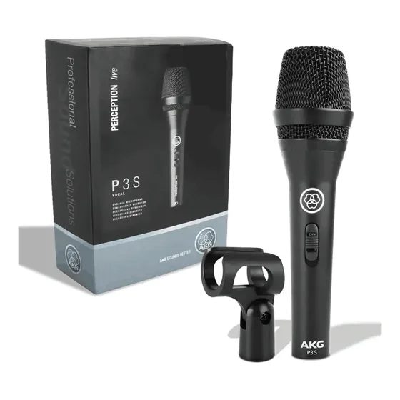 Microfone Dinâmico Akg P3s Perception P3 S P 3s Voz E Violão Cor GERAL