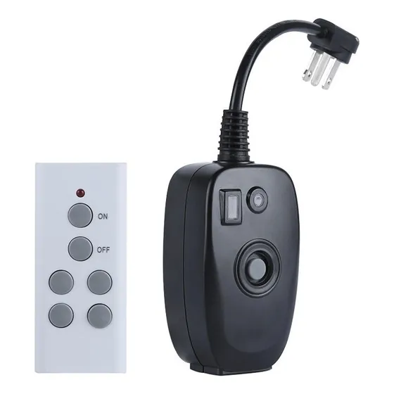 Enchufe Interruptor Exterior Impermeable A Control Remoto