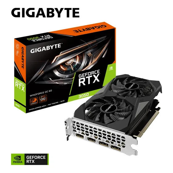Tarjeta De Video Gigabit Rtx3050 Windforce Oc 3x 6gb