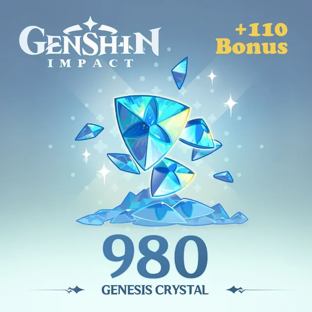Genshin Impact Cristal Génesis Recarga Juego [x980 + 110]
