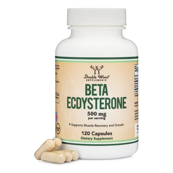Suplemento Double Wood Beta Ecdysterone 500 Mg 120 Cápsulas