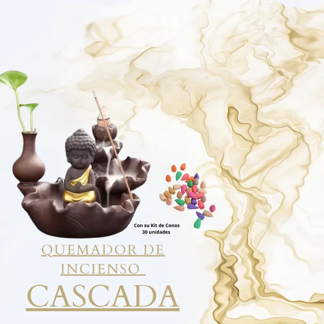Quemador De Incienso Cascada