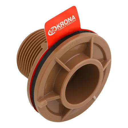 Adaptador Flange 75mm X 2.1/2 Krona Caixa Dágua / Cisterna