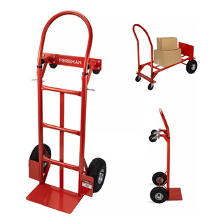 Diablo De Carga 400 Kg Plataforma Ruedas Neumáticas Carrito Diablo De Carga 400 Kg Plataforma Ruedas Neumáticas Carrito