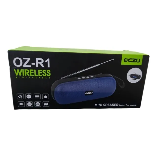 Mini Parlante Oczu Oz R1 Con Antena Fm Y Bateria Recargable 