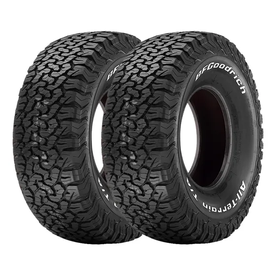 Jogo 2 Pneus Bfgoodrich 37x12.50r17 124r At T/a Ko2 8l Wl