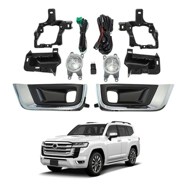 Kit Carellos Faros Neblina Lc300 Land Cruiser 2021 2022 2024