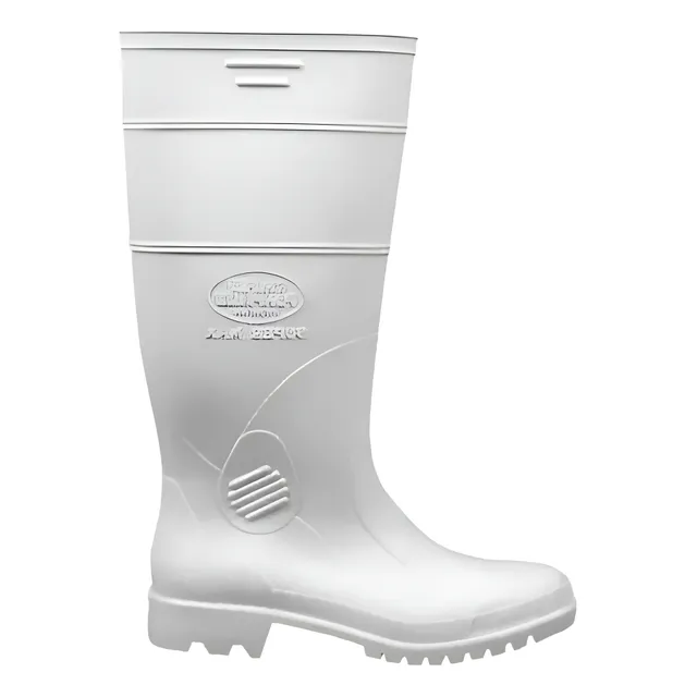 Bota De Goma Calfor Pampeana Frigorífica Blanca
