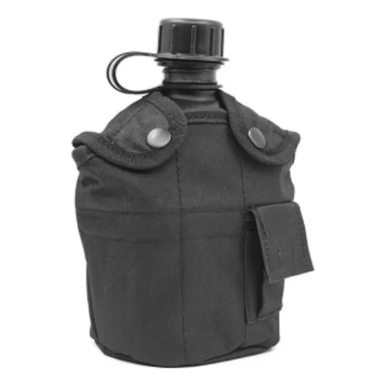 Cantimplora Anfora Táctica Militar + Vaso Taza Aluminio