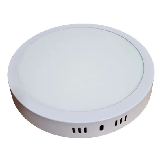 Panel Plafon Led Redondo De Sobreponer 18w Luz Calida Nova Electricity NL-LPS18WAC