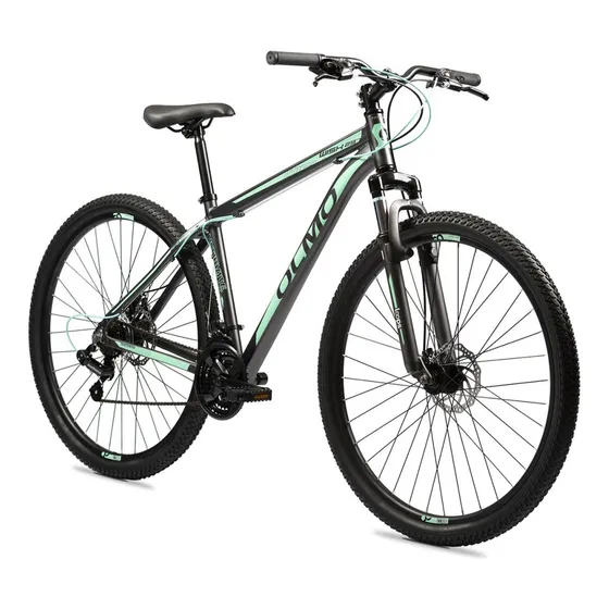 Bicicleta Olmo Wish 290 Talle 20 Disco Mecanico Rodado 29 Negro Y Verde 20 "