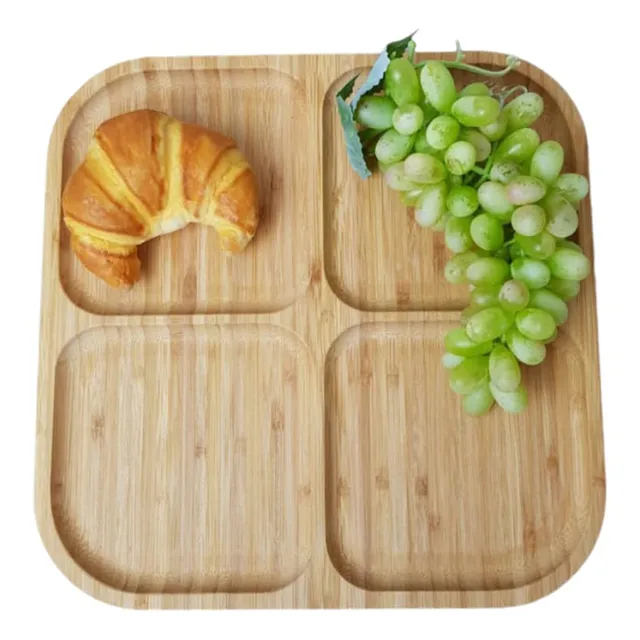 Tabla  Para Servir Aperitivos Y Picoteo Bambú Picnic