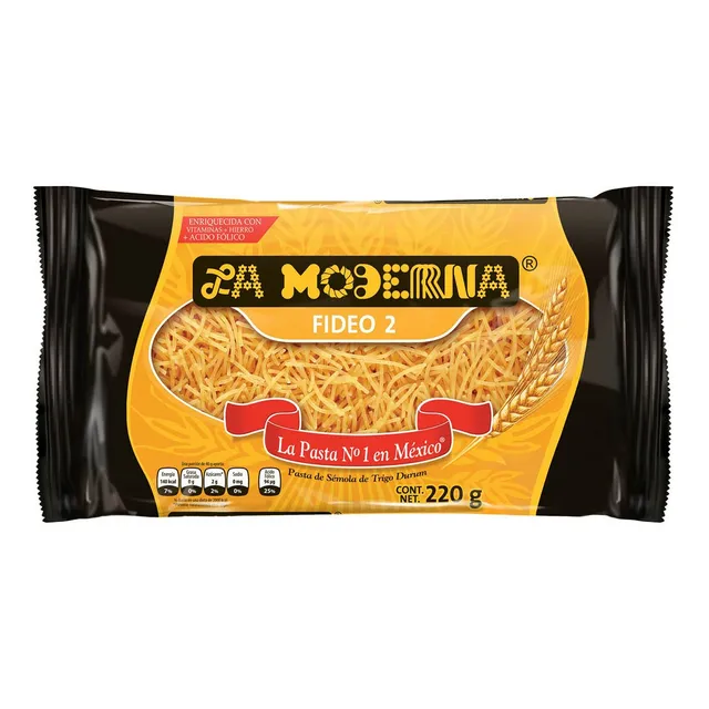 Pasta para Sopa La Moderna Fideo 2 220g