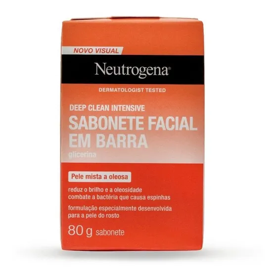 Sabonete Facial Neutrogena Deep Clean 80g