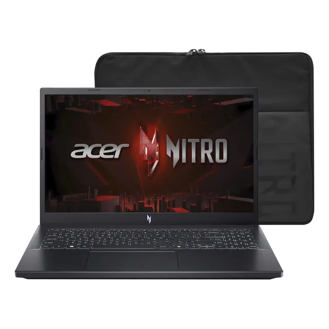 Portátil para juegos Acer Nitro V Anv15-51-789j Core I7 Rtx4060 Color Obsidian Black