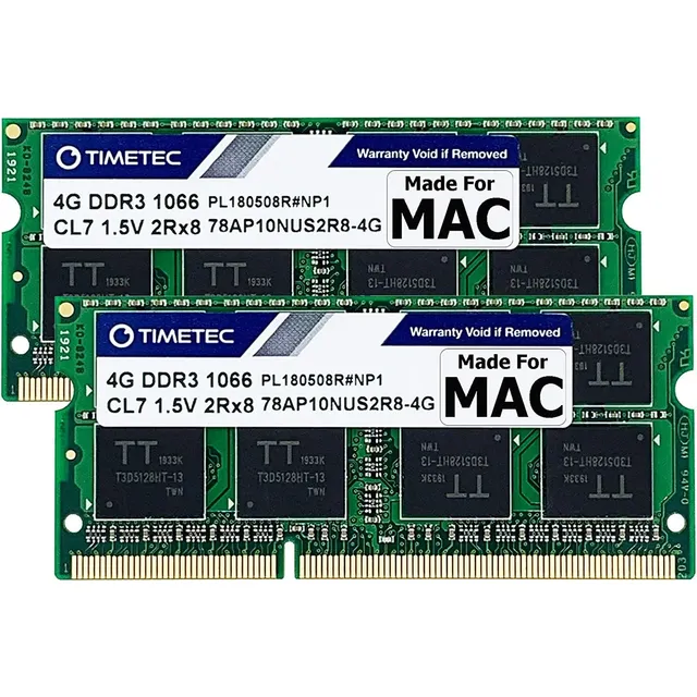 Ram Timetec 8 Gb (2 X 4gb) 1067 Mhz Cl7 Sodimm