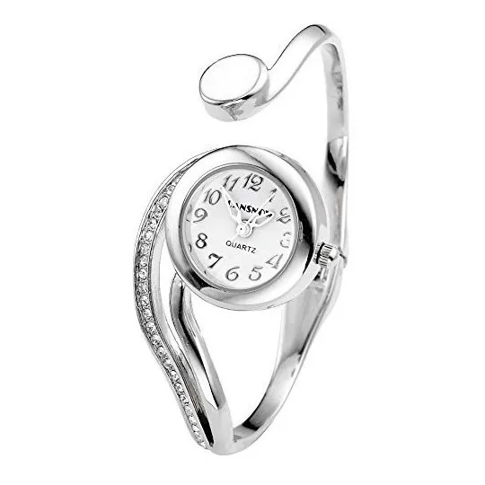 Reloj De Dama Cansnow Con Cristales 