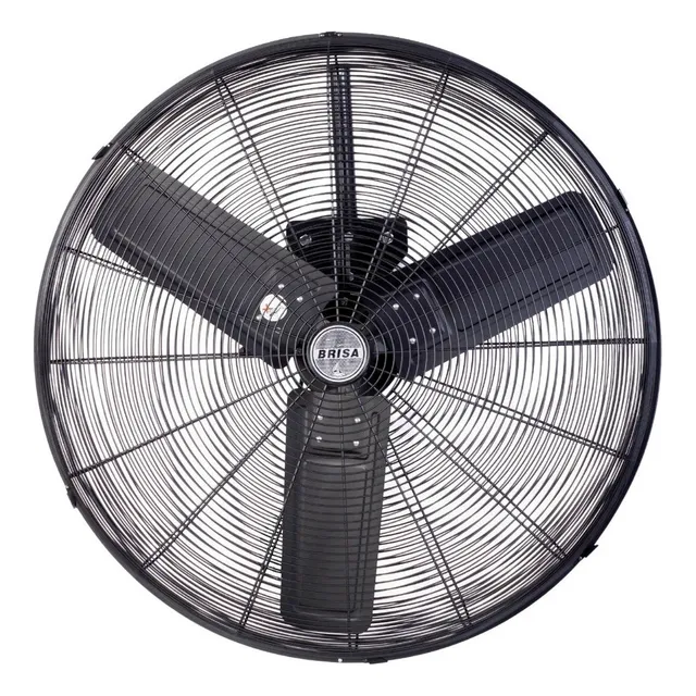 Ventilador Industrial Métalico Brisa Wi30 30puLG 33600120 Cantidad de aspas 3 Estructura Negro Aspas Negro Diámetro 81.915 cm Material de las aspas Aluminio