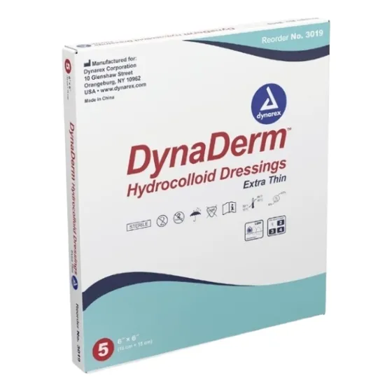 Apósitos Hidrocoloide 15 X 15cm (caja X 5 Unidades) Dynarex 