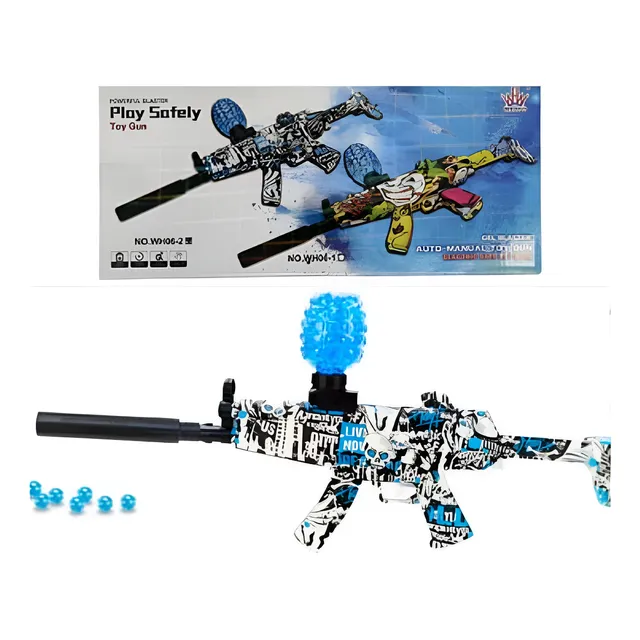 Pistola Recargable Con Balines Hidrogel Niños Regalo