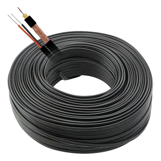 Cabo Coaxial Cftv 4mm Bip. Blindado 90% Malha 100mts Cc1p