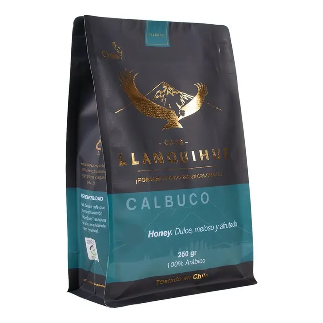 Café Llanquihue Premium Black Calbuco Grano Molido - 250 Gr