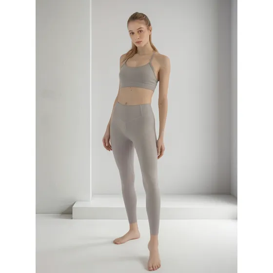 Calza Deportiva  Mujer Dalia Gris  Microfibra T.gg + Regalo