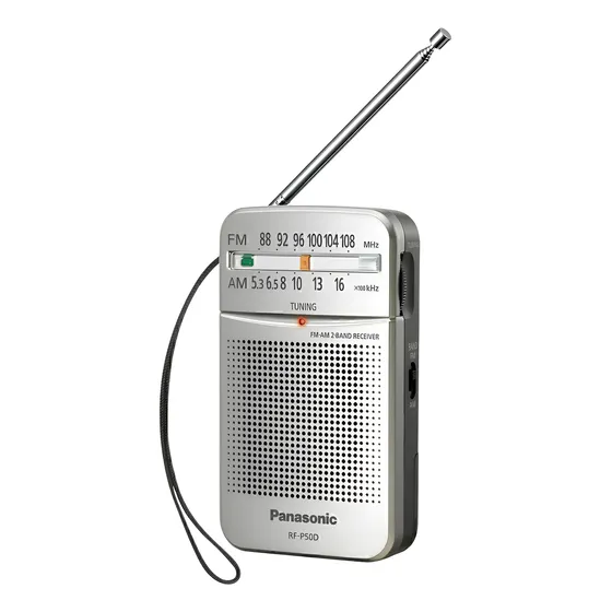 Radio De Bolsillo Panasonic Am/fm Analógica Con Batería Us