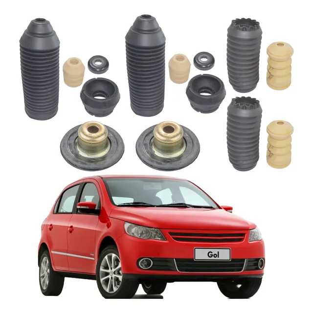 Kit Amortecedor Diant+traseiro+prato Superior Gol 2012
