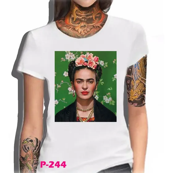 Franelas De Dama Personalizada Estampados Personajes Famosos
