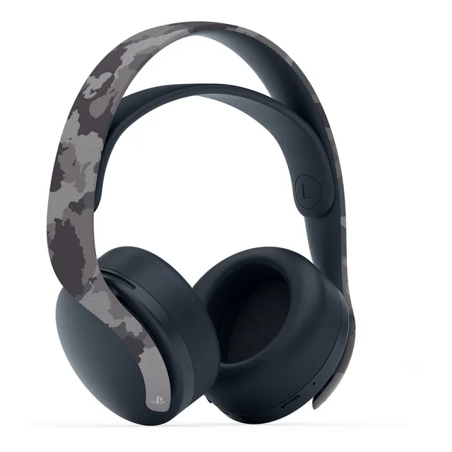 Auriculares Inalámbricos Sony Pulse 3d Grey Camo Para Ps5 Color Gris