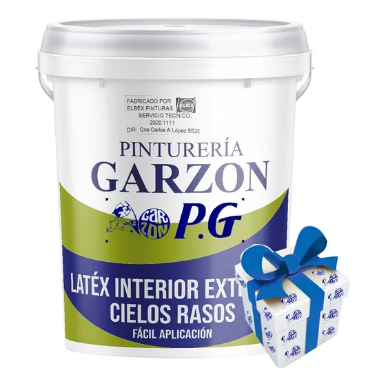 18l Pintura Elb Latex Int Ext Lavable Antihongos + Regalo!
