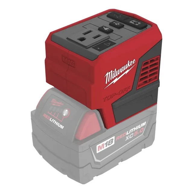 Fuente De Poder De 175w M18 Top-off Milwaukee 2846-20 Color Rojo