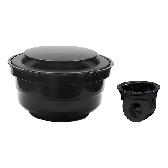 Coladera Fleximatic Push 2249n Negra Mate 13cm Antiolores